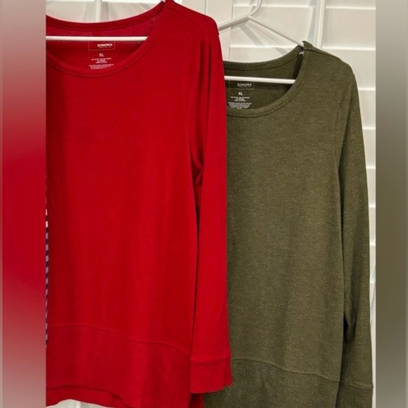 Sonoma XL Sweaters red and green - Picture 1 of 10